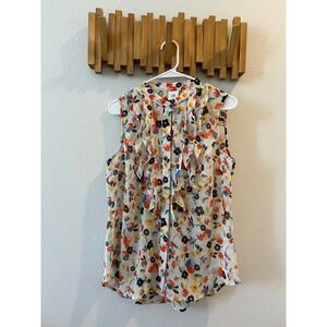 CAbi Floral Sleeveless Blouse - Multicolor